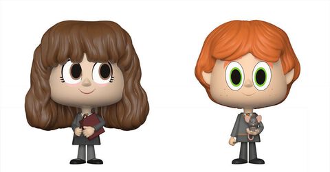 Figurine Vynl - Harry Potter - Twin Pack Ron Et Hermione 4"
