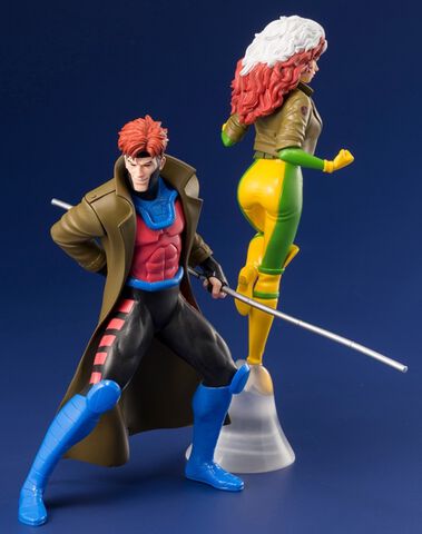 Statuette Kotobukiya Artfx - X-men - Gambit Et Malicia