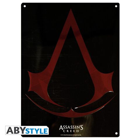 Plaque Metal - Assassin's Creed - Crest (28x38)