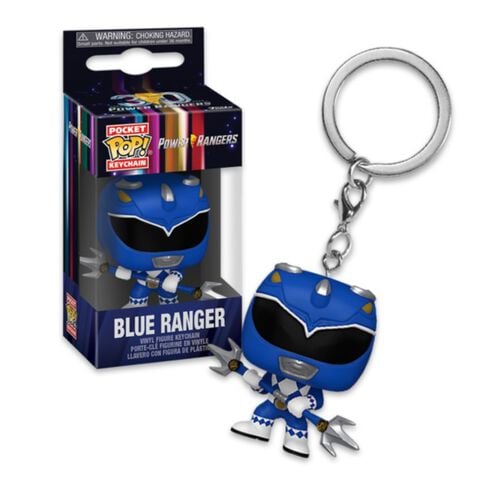Porte-cles Funko Pop! - Power Rangers 30th - Ranger Bleu