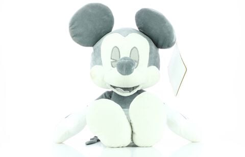 Peluche - Mickey - Rétro Gris 40 Cm (exclu Micro)