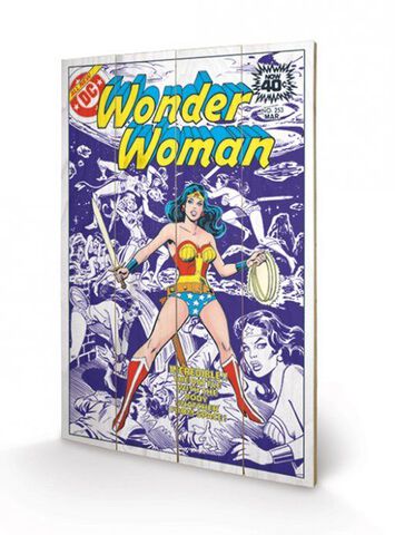 Panneau En Bois - Wonder Woman