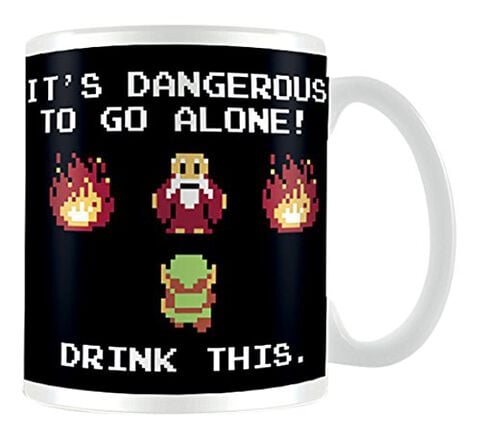 Mug - Zelda - It's Dangerous To Go Alone Rétro