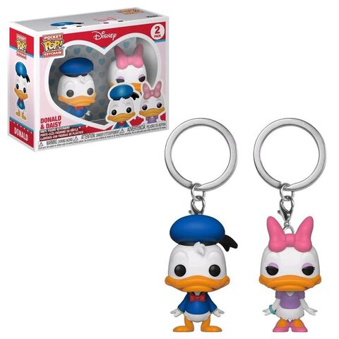 Porte-cles Funko Pop! - Mickey - Twin-pack Donald Et Daisy
