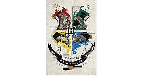 Poster -  Harry Potter - Emblème Animaux