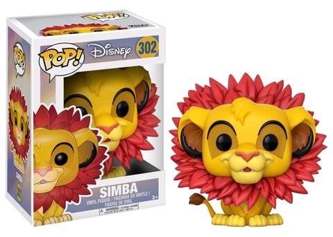 Figurine Funko Pop! N°302 - Le Roi Lion - Simba (avec Crinière)