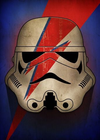 Poster Metallique - Star Wars - Stormtrooper Ziggy