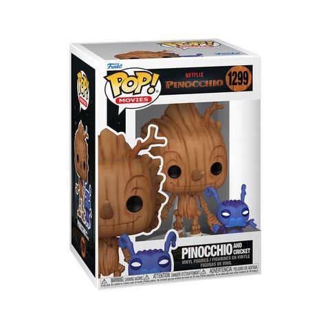 Figurine Funko Pop! N°1299 - Pinocchio Netflix - Pinocchio And Crucket