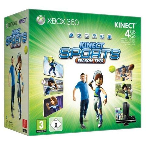 Pack X360 4 Go + Sports Saison 2 + Kinect