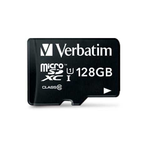 Carte Sdxc Verbatim 128gb C10/u1 With Adapter