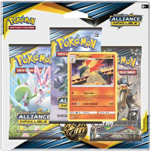 Booster - Pokemon - Pack 3 Boosters Sl10 Alliance Infaillible