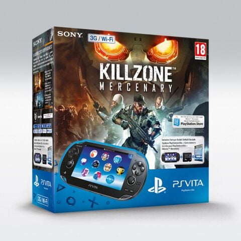Pack Ps Vita 3g + Voucher Killzone Mercenary + Cm 8 Go