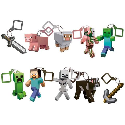 Porte-cles - Minecraft - Figurine 6 Cm