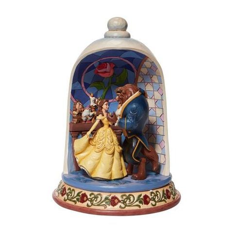 Figurine Disney Tradition - La Belle Et La Bete - La Belle Et La Bête Dôme