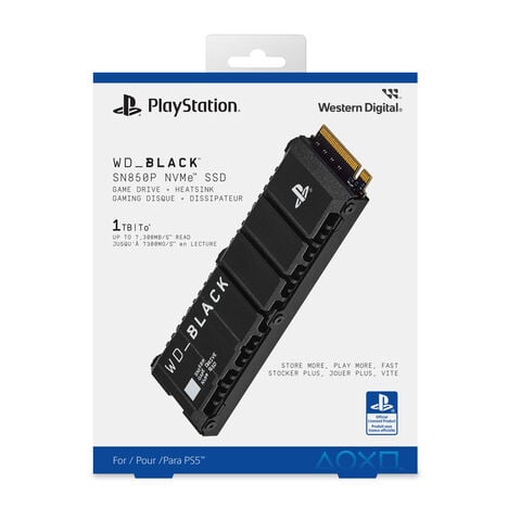 Memoire Ssd Wd_black 1to Licence Officielle Playstation
