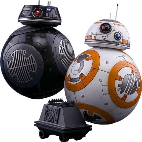 Figurine Hot Toys - Star Wars Episode VIII - Bb-8 & Bb-9e - Twin Pack
