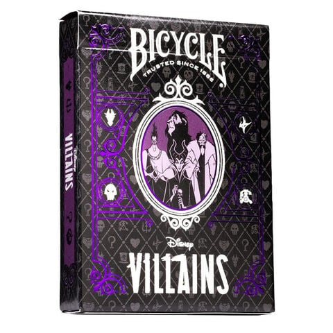 Jeu De Cartes - Bicycle - Ultimates Vilains Violet/vert
