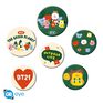 Pack De Badges - Bt21 - Green Planet
