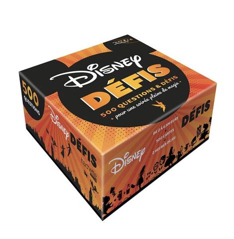Jeu - Disney - Boite Défis (500 Questions Et Défis)