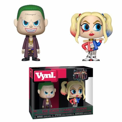 Figurine Vynl - Suicide Squad - Twin Pack Joker Et Harley Quinn