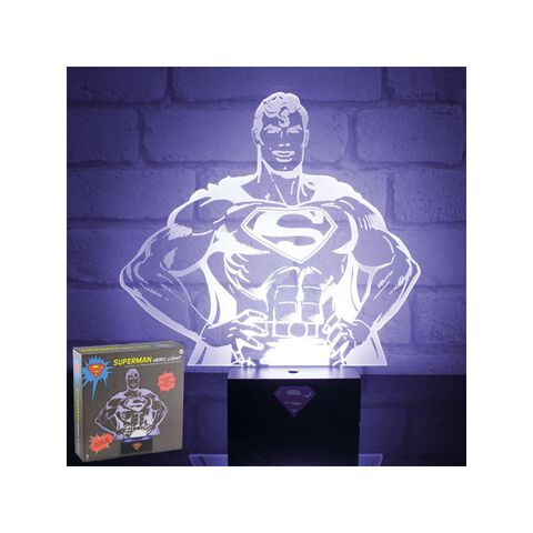 Lampe Acrylique Usb - Dc Comics - Superman