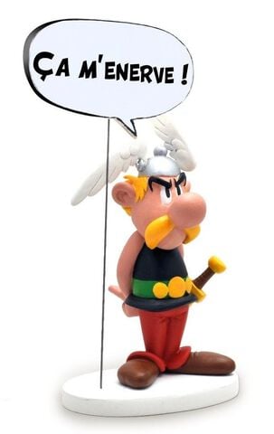 Figurine Bulles  - Asterix - Asterix - Ca M Enerve