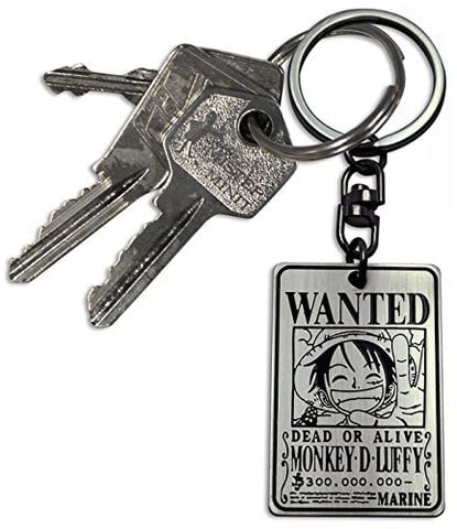 Porte-cles - One Piece - Wanted Luffy