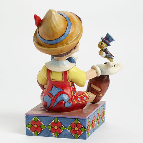 Statuette - Pinocchio - Disney Traditions Pinocchio Et Jiminy Cricket