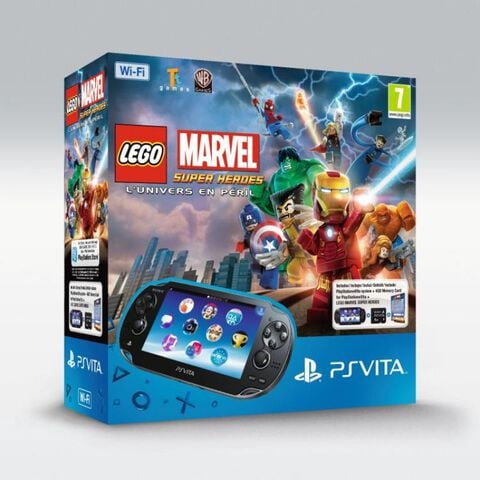 Pack Ps Vita Wifi Voucher Lego Marvel + Cm 4 Go