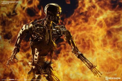 Statuette Sideshow - Terminator - T-800 Endoskeleton 52 Cm