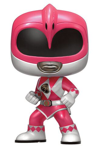 Figurine Funko Pop! N°407 - Power Rangers - Pink Ranger Metallic