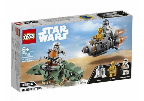 Lego - Star Wars - 75228 - Capsule De Sauvetage Contre Microfighter Dewback