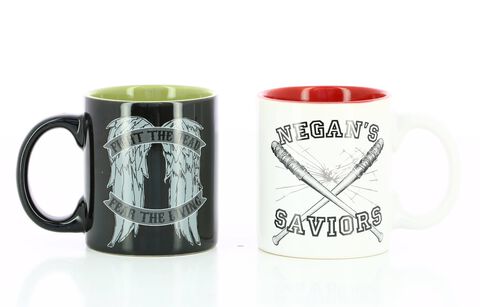 Mini-mug - The Walking Dead - Set De 2 Mini-mugs Daryl Vs Negan 110 Ml
