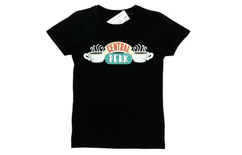 T-shirt Femme - Friends - Logo Central Perk Noir Taille S