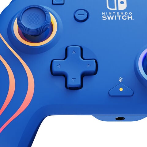 Manette Filaire Switch Afterglow Wave Bleu