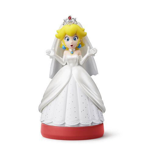 Figurine Amiibo Super Mario Peach Tenue De Mariage