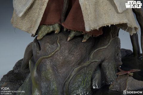 Statuette Sideshow - Star Wars - Legendary Scale Yoda 1/2