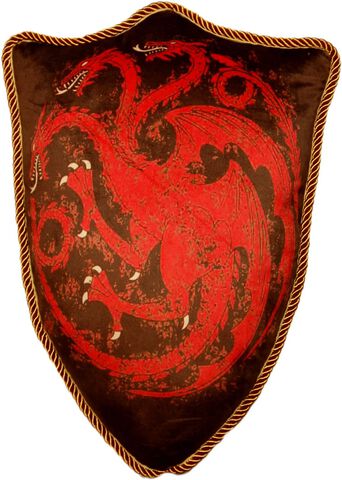 Coussin - Game Of Thrones - Blason Maison Targaryen 56 Cm