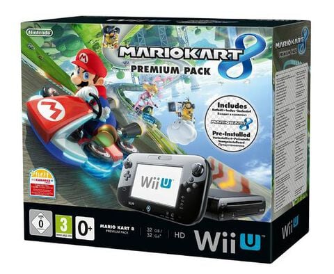 Nintendo Wii U 32 Go Premium Pack Mario Kart 8 Préinstallé