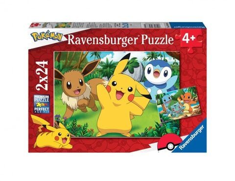 Puzzle - Pokemon - 2 Puzzles De 24 Pièces Pikachu