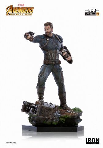 Statuette Iron Studio - Avengers Infinity War - Captain America Bds 1/10