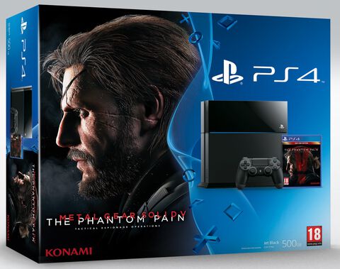 Pack Ps4 500 Go Noire + Metal Gear Solid V