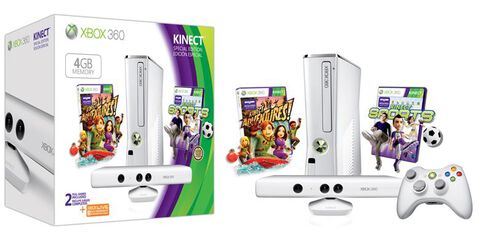 Pack X360 4 Go Kinect Blanche Edition Limitée