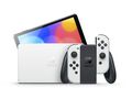 Nintendo Switch (modèle Oled) Avec Station D'accueil Et Manettes Joy-con Blanche thumb 2