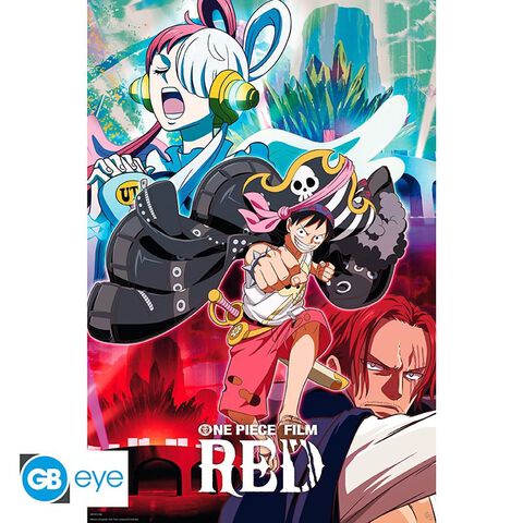 Poster - One Piece - Affiche Du Film One Piece Red - Roulé Filmé (915x61)