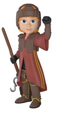 Figurine Rock Candy - Harry Potter - Ron Avec Uniforme De Quidditch
