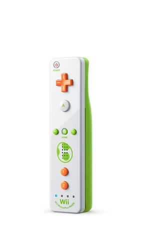 Telecommande Wii U Plus Yoshi Blanc Et Vert