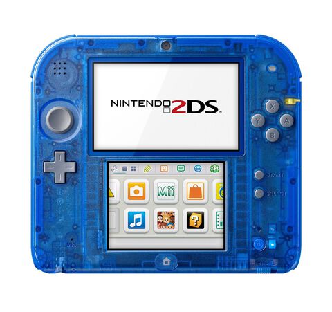 Nintendo 2ds Bleu Transparent - Occasion