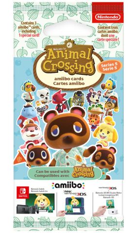 Album Collector de cartes amiibo Animal Crossing - série 1 + 3 cartes (1  spéciale + 2 standard)