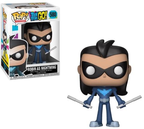 Figurine Funko Pop! N°580 - Teen Titans Go! S3 -  Robin En Nightwing